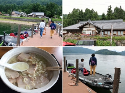 桧原湖_裏磐梯_スモールバスフィッシング_昼食_山塩ラーメン