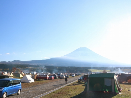 ふもとっぱらでそとあそび_Vol12_アウトドア_イベント_2日目_快晴_富士山