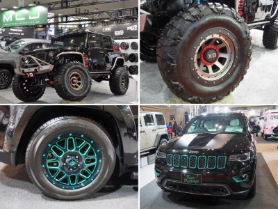 東京オートサロン2018_タイガーオート_JEEP_JK_ラングラー_リフトアップ_グランドチェロキー_カスタム