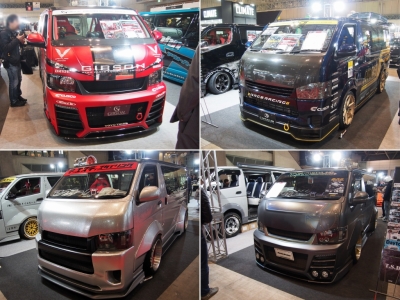 東京オートサロン2018_展示車_エアロ_ローダウン_スタイル