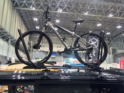 ジャパンキャンピングカーショー2018_幕張メッセ_INNO_ルーフキャリア_サイクルキャリア_MTB