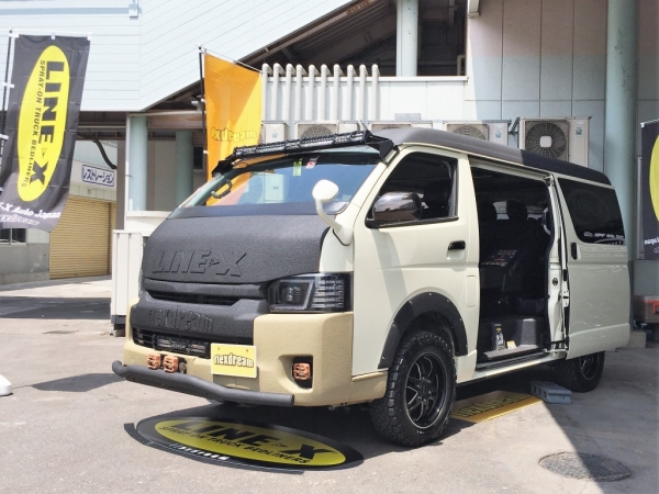 埼玉自動車大学校_オートジャンボリー2017_リフトアップ_LINEX_カスタム_デモカー_出展