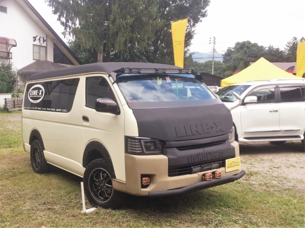 AKIGREENCUPFESTIVAL_展示車_４WD_カスタム_リフトアップ_LINEX_MKW_IPF