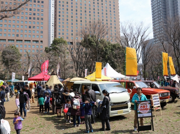 フレックスドリーム_ブース_お菓子_つかみ取り_新宿中央公園