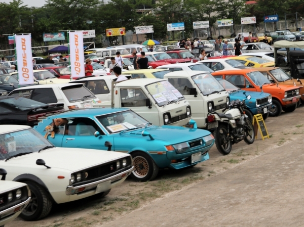 埼玉自動車大学校_オートジャンボリー2017_ヒストリックカー_展示_旧車_ケンメリ_ダルマ