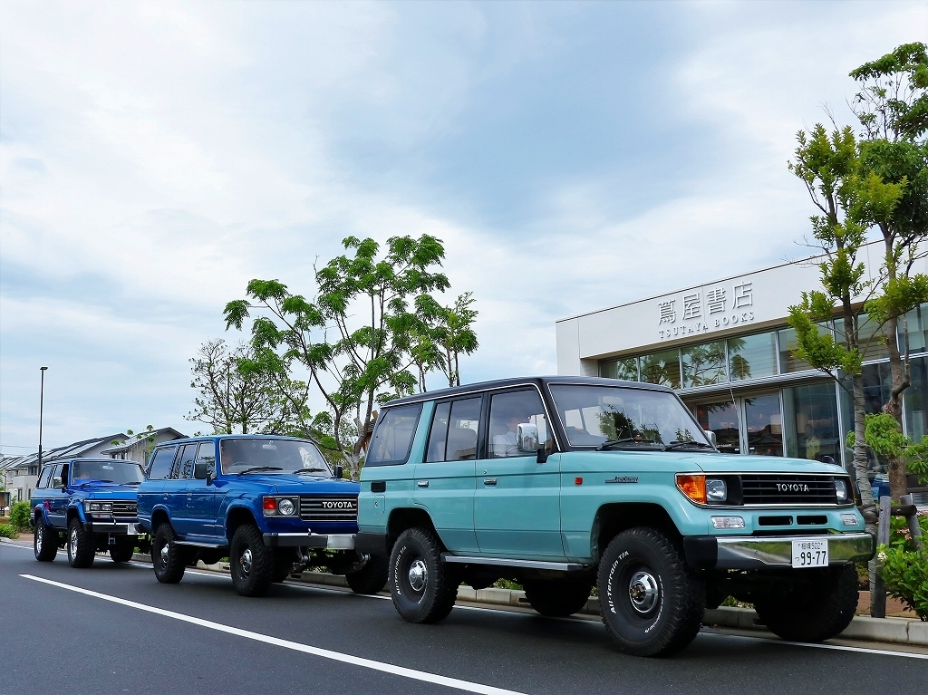蔦屋書店_TSITE_モーニングクルーズ_参加_青いランクル_日曜日_早朝