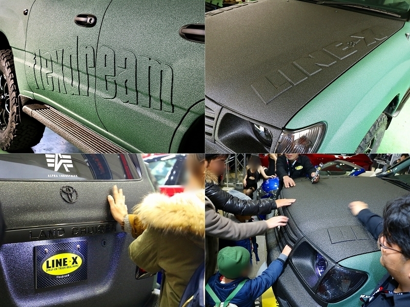 LINEX_全塗装_リフトアップ_カスタム_デモカー_東京オートサロン2017_出展車_触れる