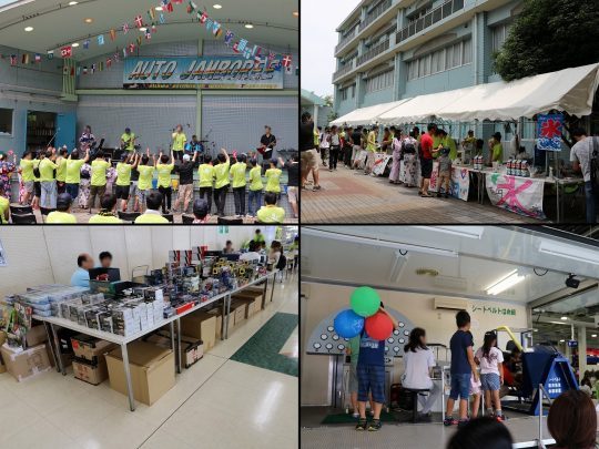 学園祭らしいライブや物販も