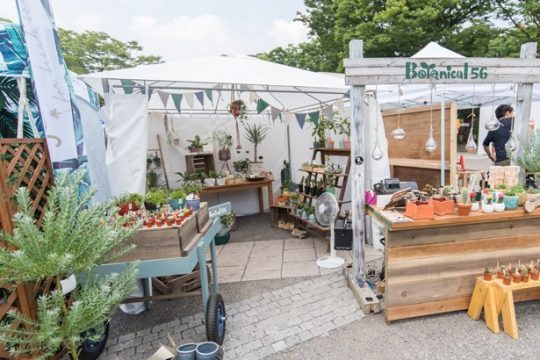 local green festival ボタニカルショップのグリーンで溢れる横浜赤レンガ倉庫