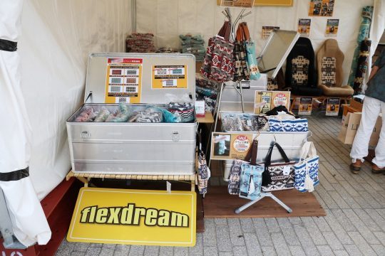 localgreenfestival ローカルグリーンフェスティバル flexdream アウトドアによく似合うグッズが盛りだくさん展示