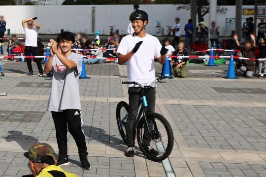 アクティブキッズフェスタ トライアルライダー 西窪友海 パルクール ミドリチャン