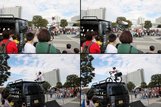 アクティブキッズフェスタ 西窪友海 トライアルライダー ハイエースバン