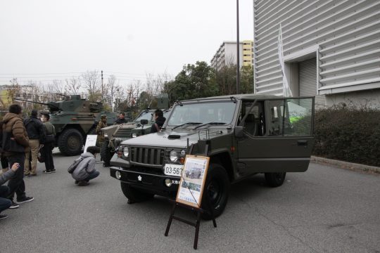 大阪オートメッセ2019_自衛隊ブース