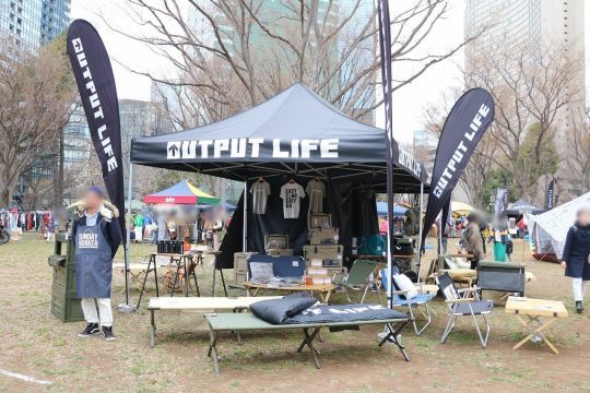 東京アウトサイドフェスティバル2019 outputlife ブース