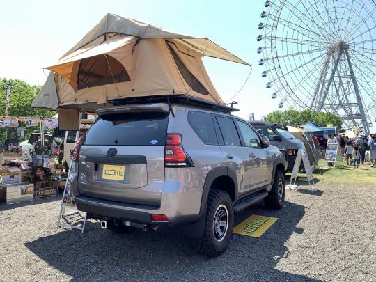 ランクル150プラド ARBルーフトップテント アウトドアによく似合うカスタム