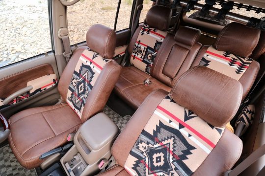 PENDLETONコラボカスタム プレミアムシートカバーFD-camp お洒落な内装カスタム