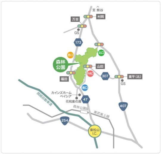 アウトドアパーク2019＠森林公園MAP