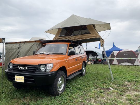 ランクル95プラド ARB4x4ルーフトップテント 丸目カスタム