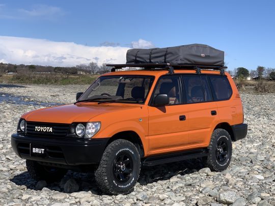 ランクル95プラド丸目fd-classic arb4x4カスタム brutアルミホイール