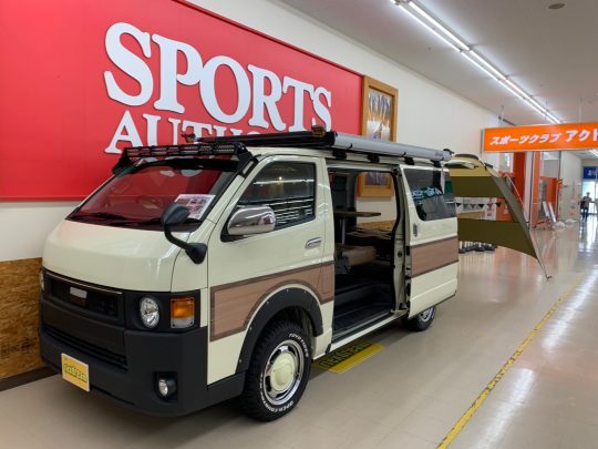 ハイエース_丸目ハイエース_FD-classic_スポーツオーソリティ展示_港北センター南店_FDーBOX5_車中泊_flexdream