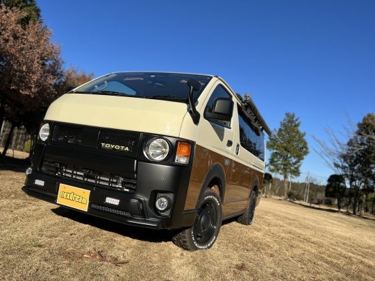 アウトドアパークみちのく_outdoorparknみちのく_ハイエース_ハイエース丸目_FD-classic_ツートンカラー_flexdream