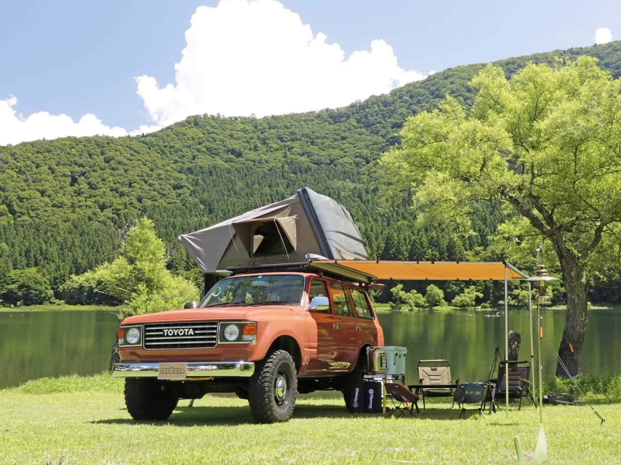 FIELDSTYLE_フィールドスタイルジャンボリー_愛知スカイエキスポ_ランドクルーザー_FD-classic86_ARB4x4_ルーフトップテント_flexdream