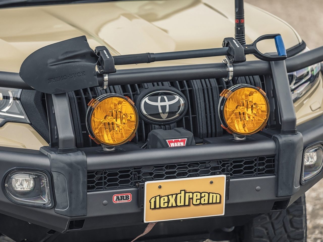 フィールドスタイル_フィールドスタイルジャンボリー_ランドクルーザープラド_150プラド_ARB4x4_ルーフトップテント_ARBバンパー_サミットバンパー_オーバーランドスタイル_flexdream