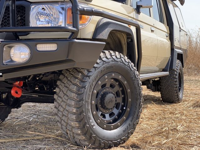 スポーツオーソリティ_SPORTS AUTHORITY_幕張新都心店_ランクル79_ピックアップ_ARB4x4_LINE-X_XDWheels_XD137FMJ_flexdream