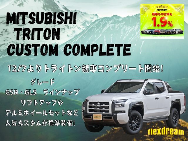 トライトン-トライトンカスタムコンプリート-TRITON-GLS-GSR-flexdream