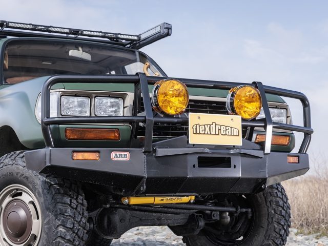 新春初売り特選車-ランクル80-ランドクルーザー80-角目換装-FD-classic-ARB4x4-デラックスウィンチブルバー-flexdream