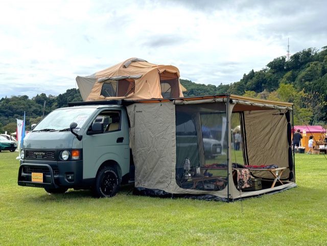 FIELDSTYLE-フィールドスタイル-ハイエース-MONOBOX-H01-ARB4x4-3mサイドオーニング-flexdream