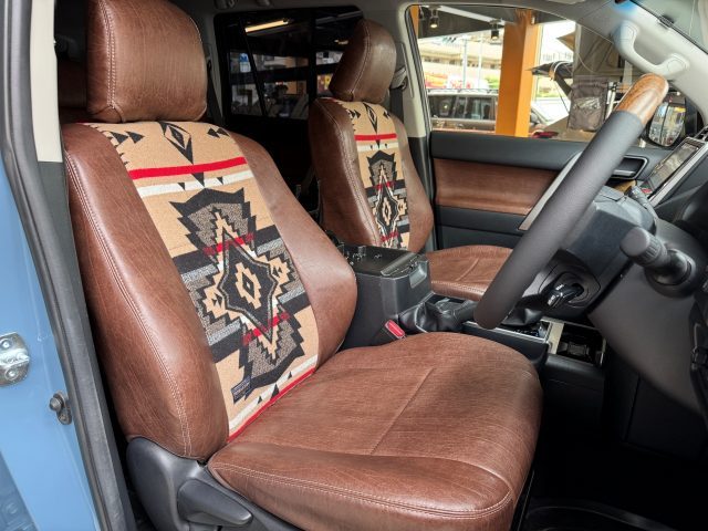 ランクルフェス-LANDCRUISERFESJAPAN-ランクル150プラド-FDclassic-PENDLETONシートカバーflexdream