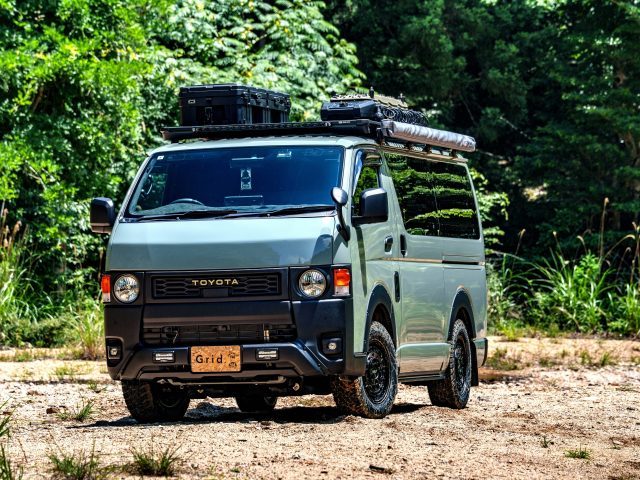 tokyooutdoorshow-東京アウトドアショー-T.W.I.craft-丸目ハイエース-FDclassic