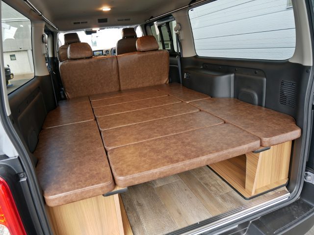 東北キャンピングカーフェア-夢メッセみやぎ-キャラバン-丸目キャラバン-FD-classic-イベント限定特選車-キャラバン専用ベッドキット-flexdream