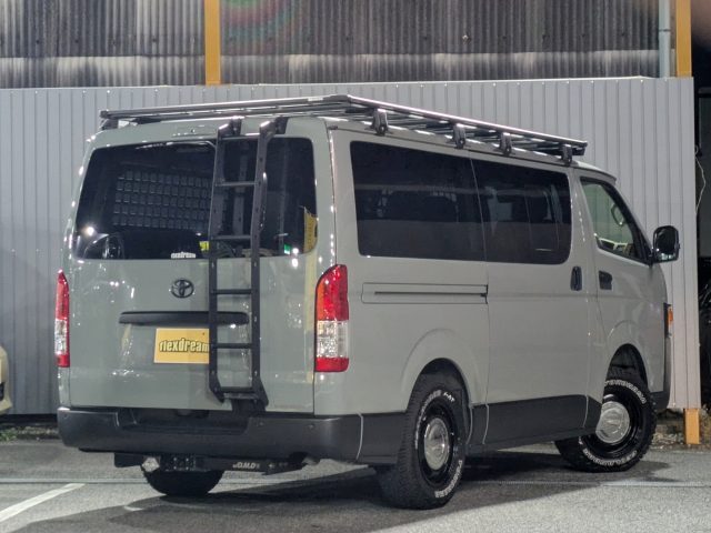 新春初売り特選車-ハイエース-丸目ハイエース-FDclassic-ARB4x4-FDサイドパネル-IPFリアラダー-flexdream
