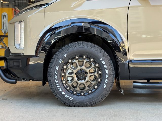 デリカD5-新型デリカD5-コンプリートパッケージ-ジャパンキャンピングカーショー-DUNLOP-RT01-MKW-M204-flexdream