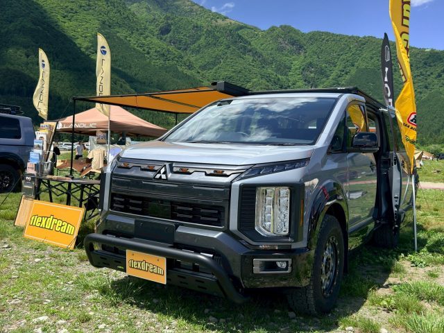 モーターキャンプエキスポ_MOTORCAMPEXPO_デリカD5_新型デリカ_車中泊仕様_flexdream