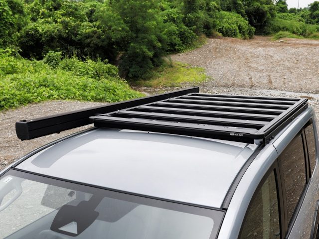 東北キャンピングカーフェア_デリカ_D5_OFFROADPACKAGE_ARB4x4_ベースラック_サイドオーニング_MONOBOX_Diseat_flexdream