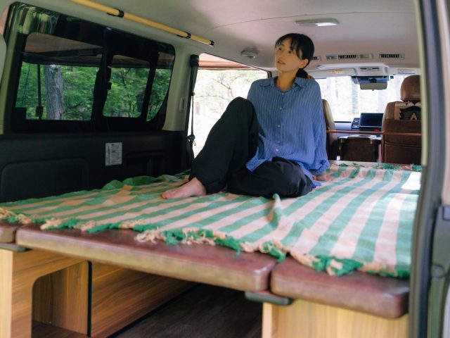 Tokyooutsidefestival_ハイエース_丸目ハイエース_FD-classic_車中泊仕様_ベッドキット_flexdream
